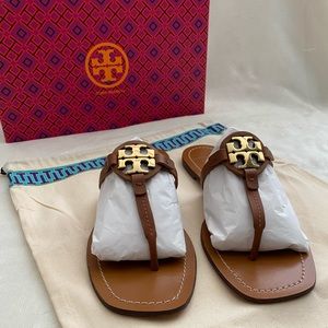 Tory Burch Mini Miller Leather Thong